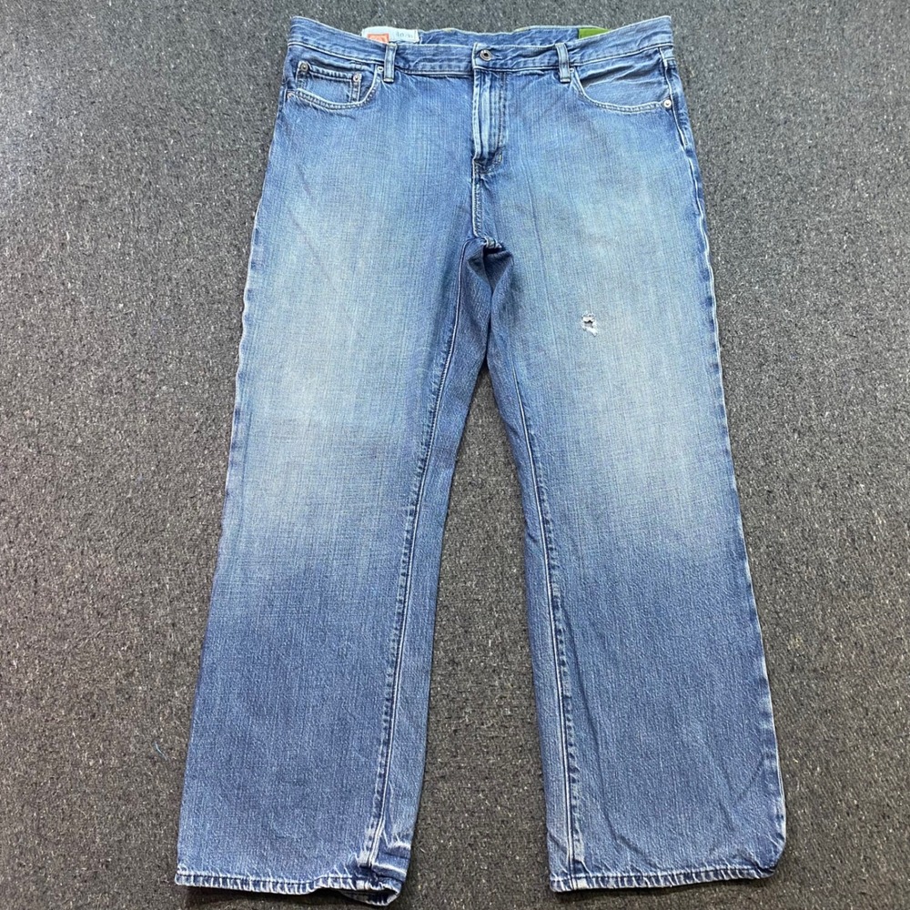 Gap 1969 Straight Fit Jeans Sz 40 Mens Skater Grunge Distressed Denim Pockets